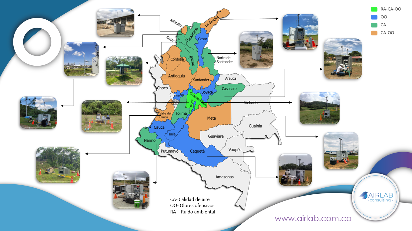 Mapa Airlab en Colombia 2
